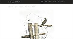 Desktop Screenshot of lizguilmet.com