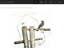 Tablet Screenshot of lizguilmet.com